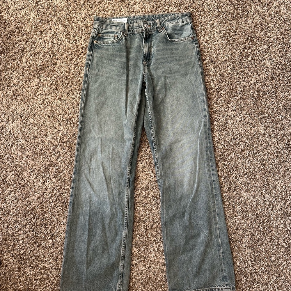 Zara Light Blue Denim Jeans